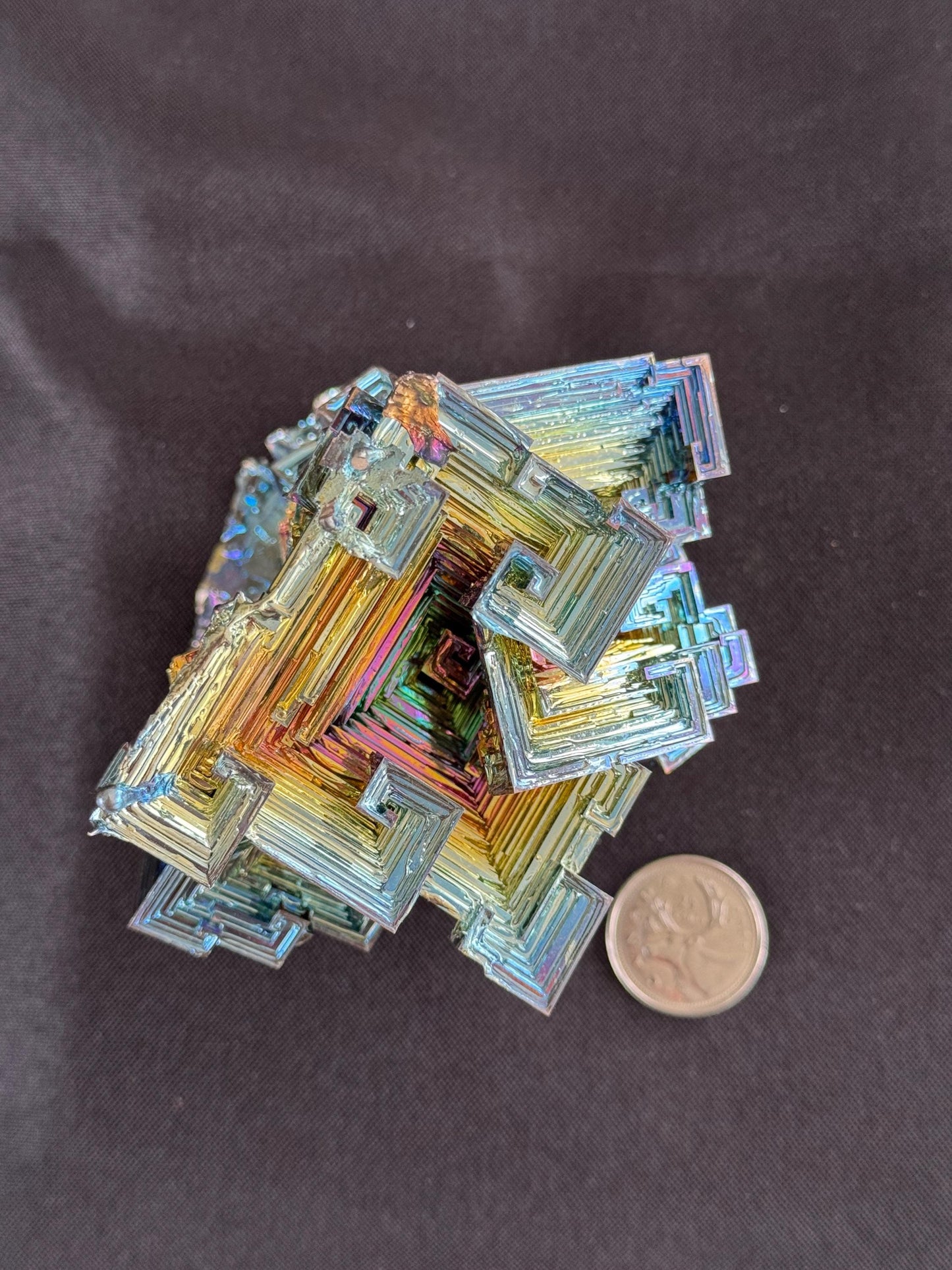 Bismuth Crystal cluster 116