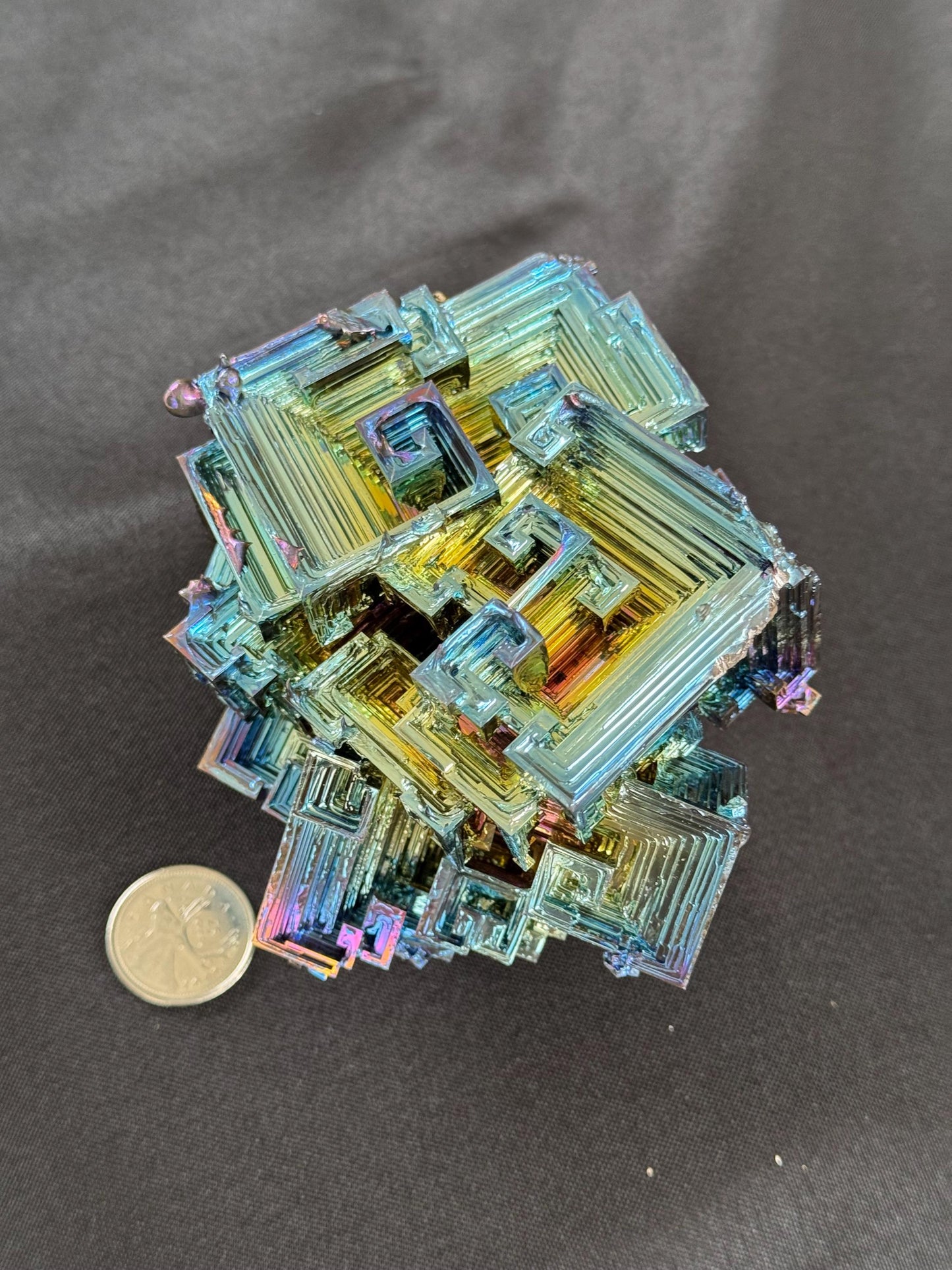 Bismuth Crystal cluster 104