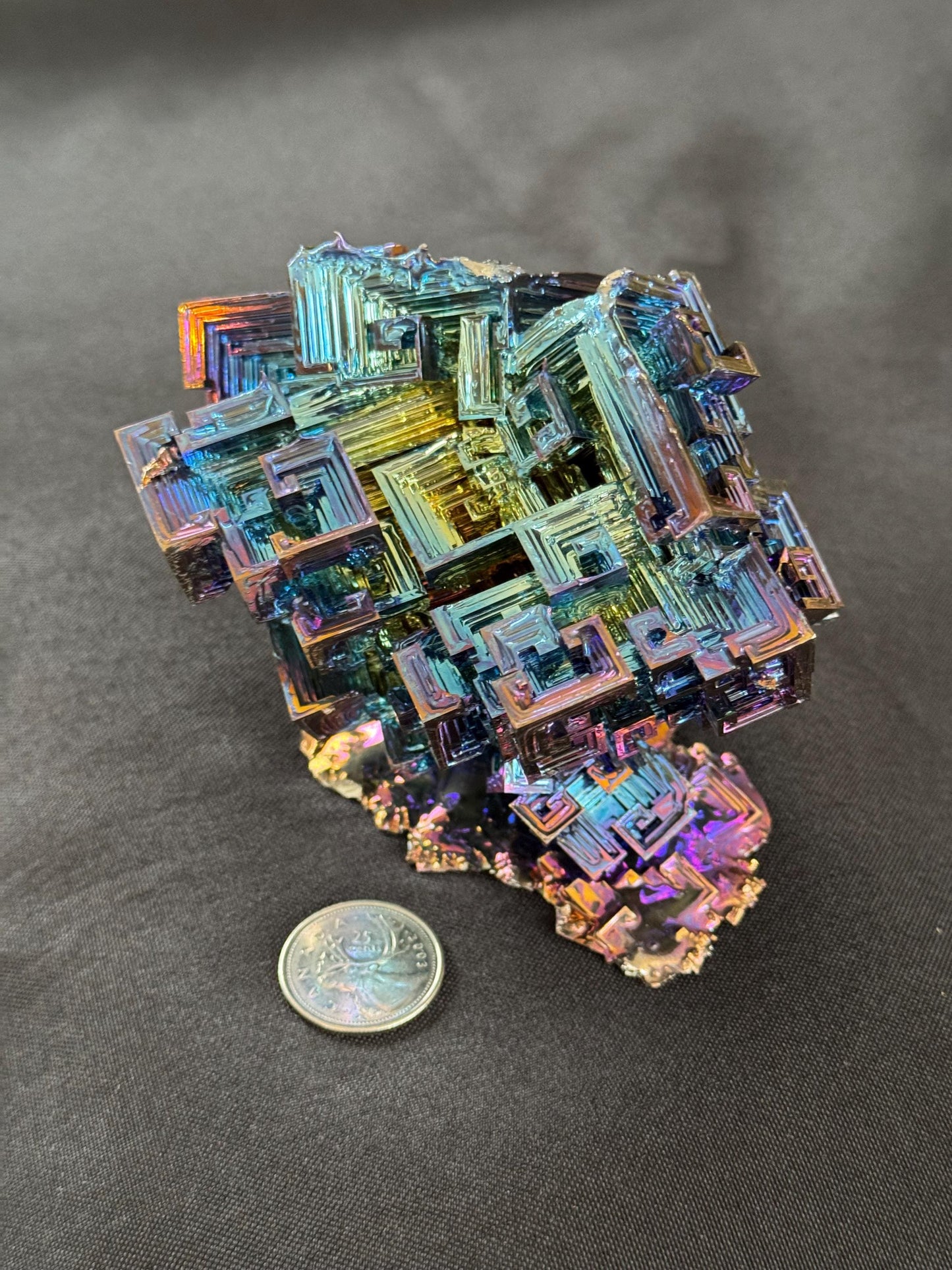 Bismuth Crystal cluster 111