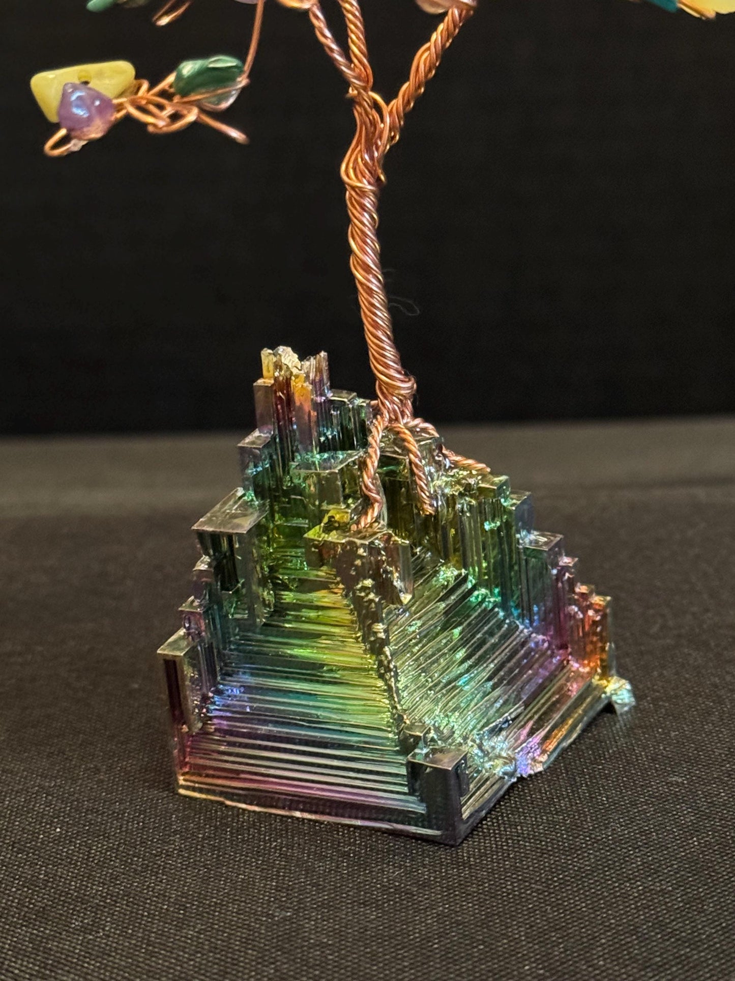 Bismuth crystal Gem Tree 102