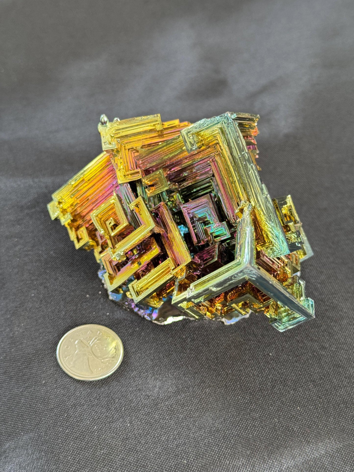 Bismuth crystal cluster 106