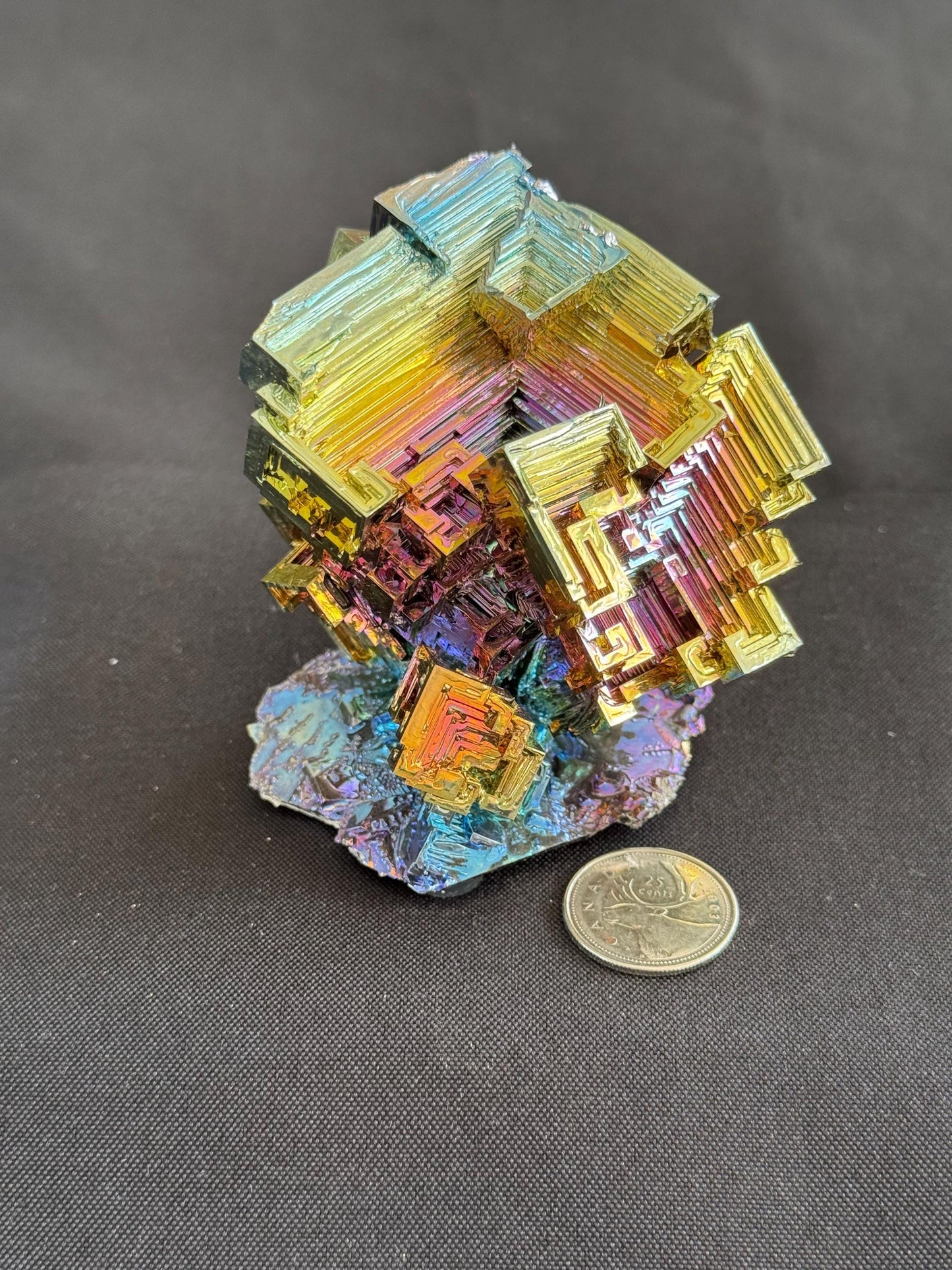 Bismuth Crystal cluster 102