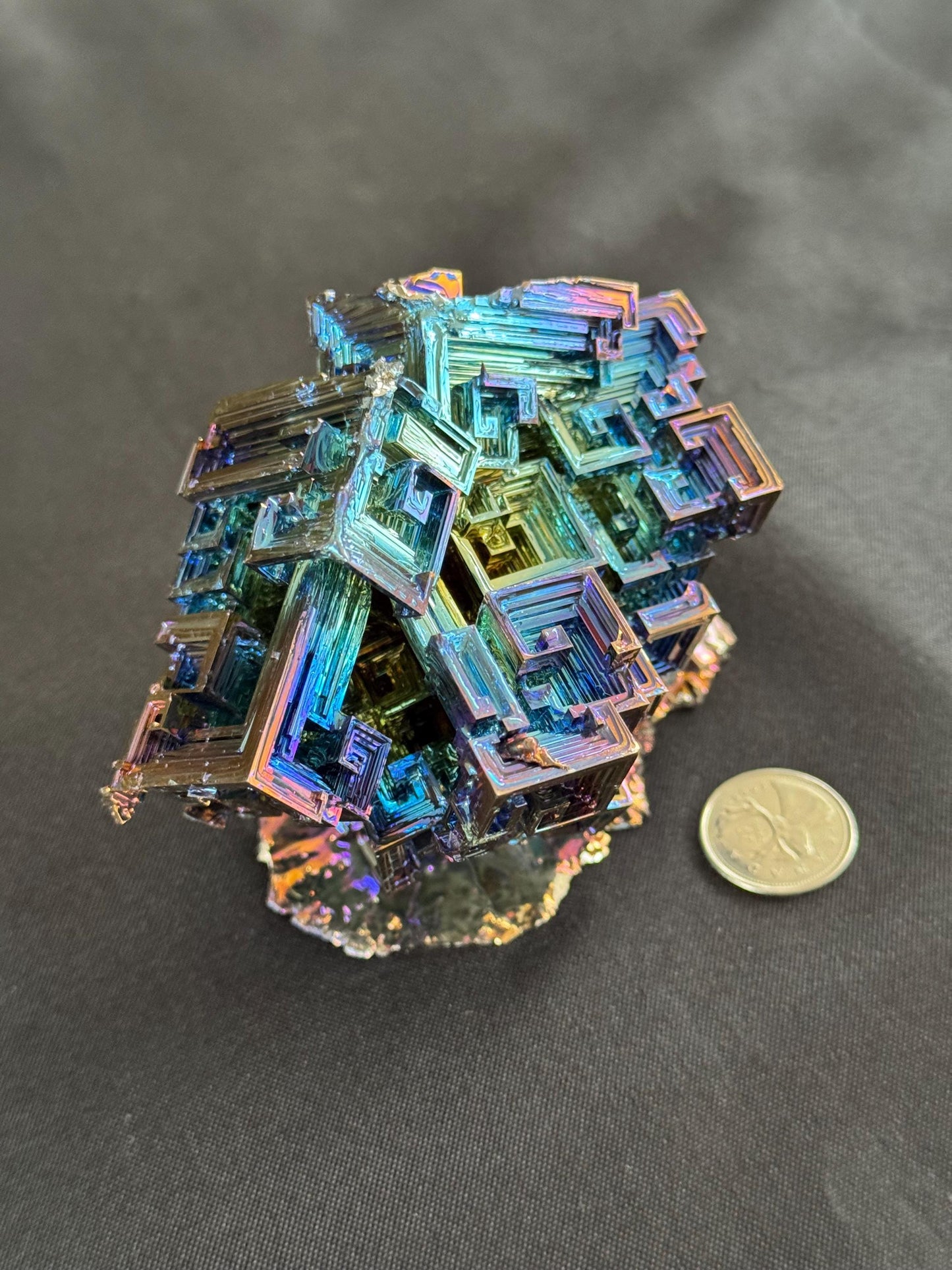 Bismuth Crystal cluster 111