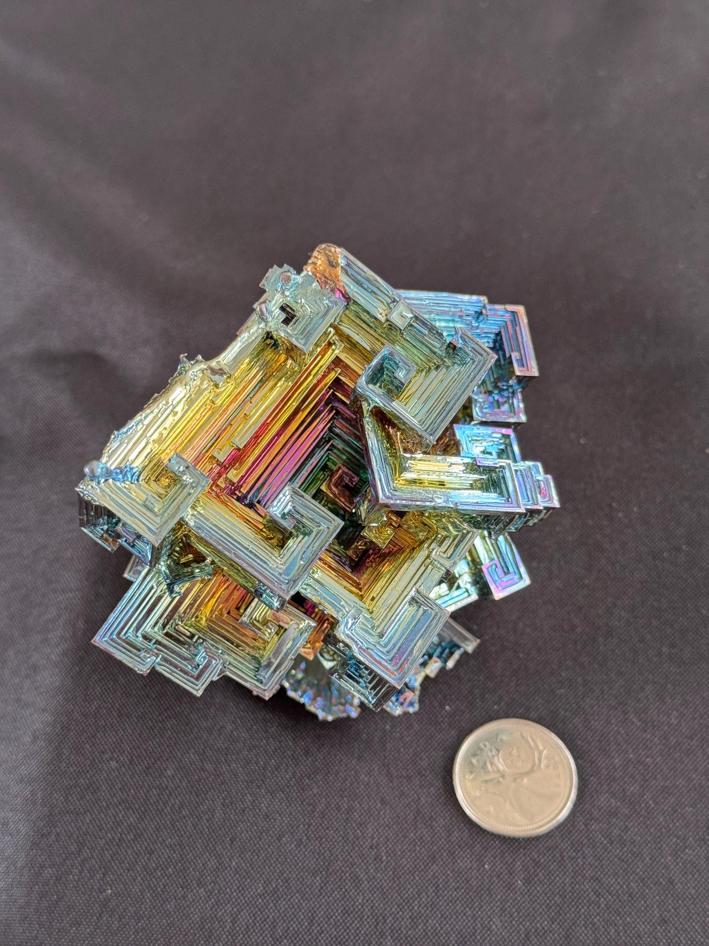 Bismuth Crystal cluster 116