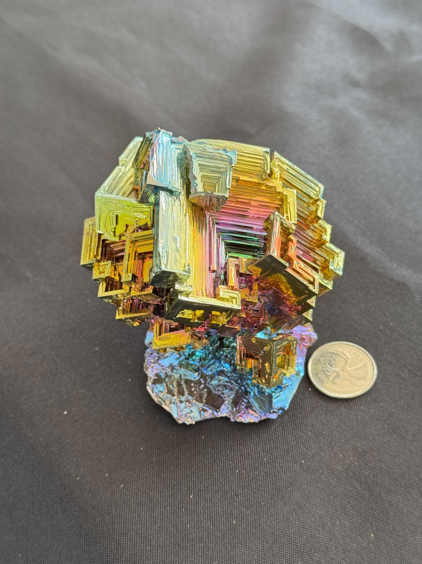 Bismuth Crystal cluster 102