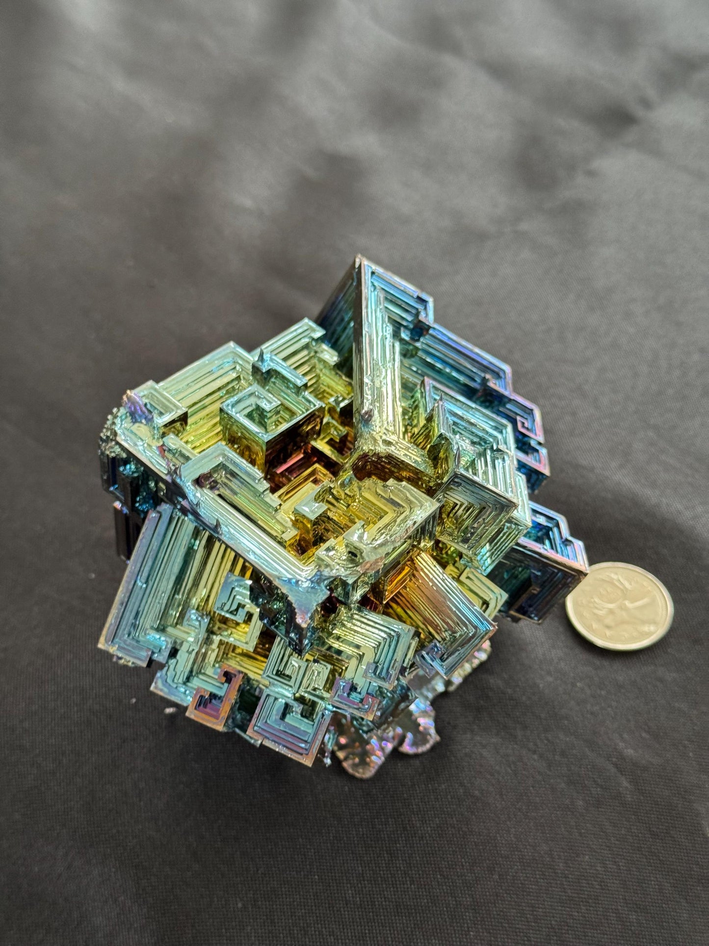 Bismuth Crystal cluster 120