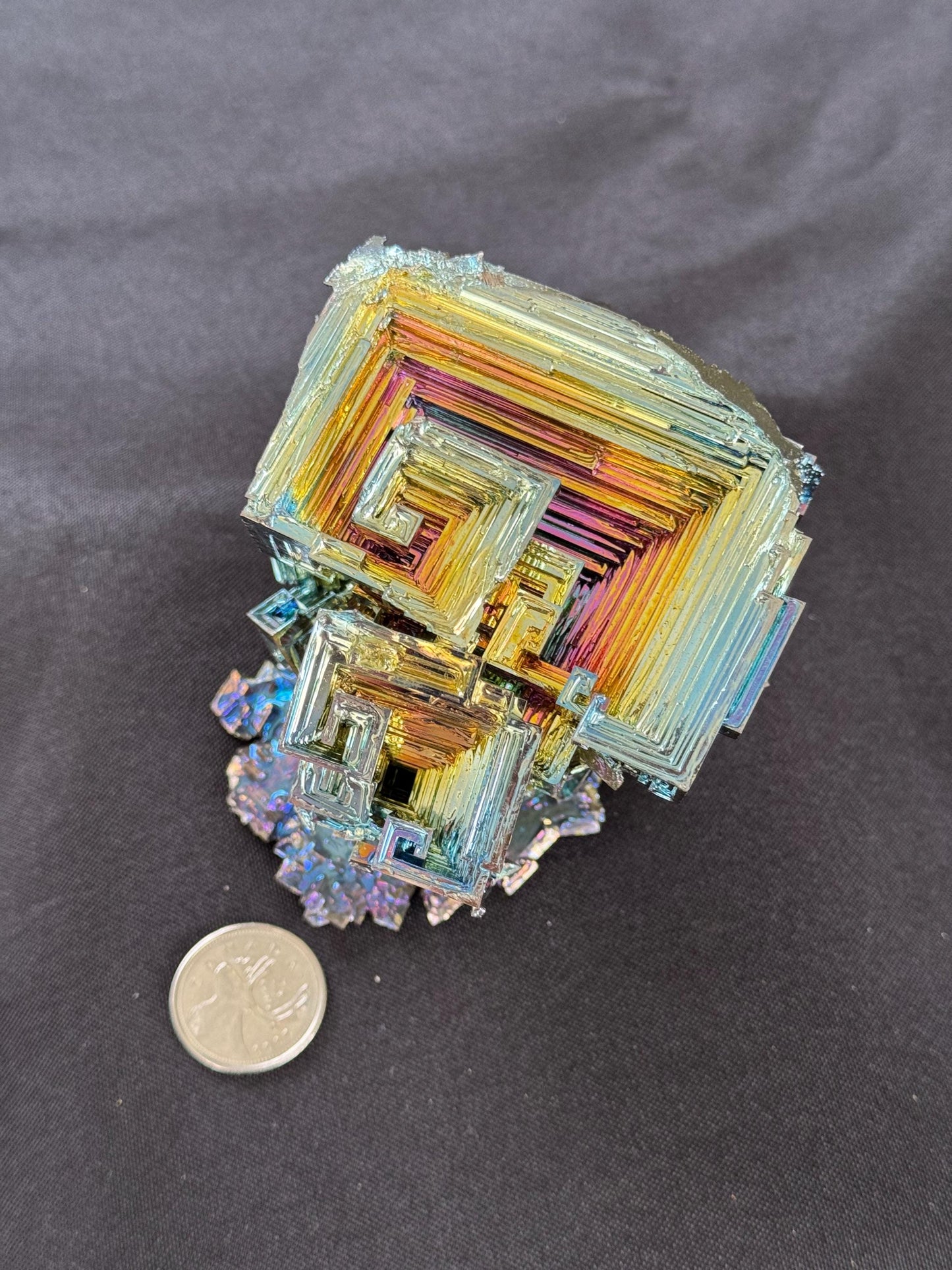 Bismuth Crystal cluster 113
