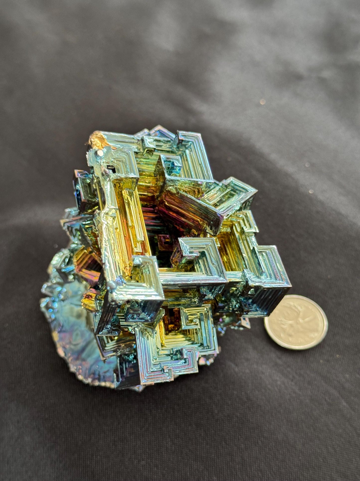 Bismuth Crystal cluster 116