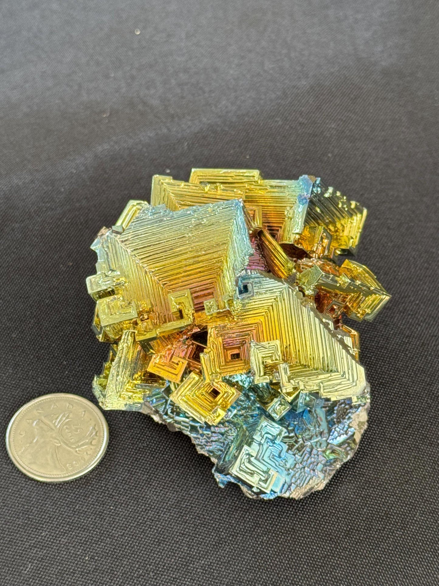 Bismuth Crystal cluster 110