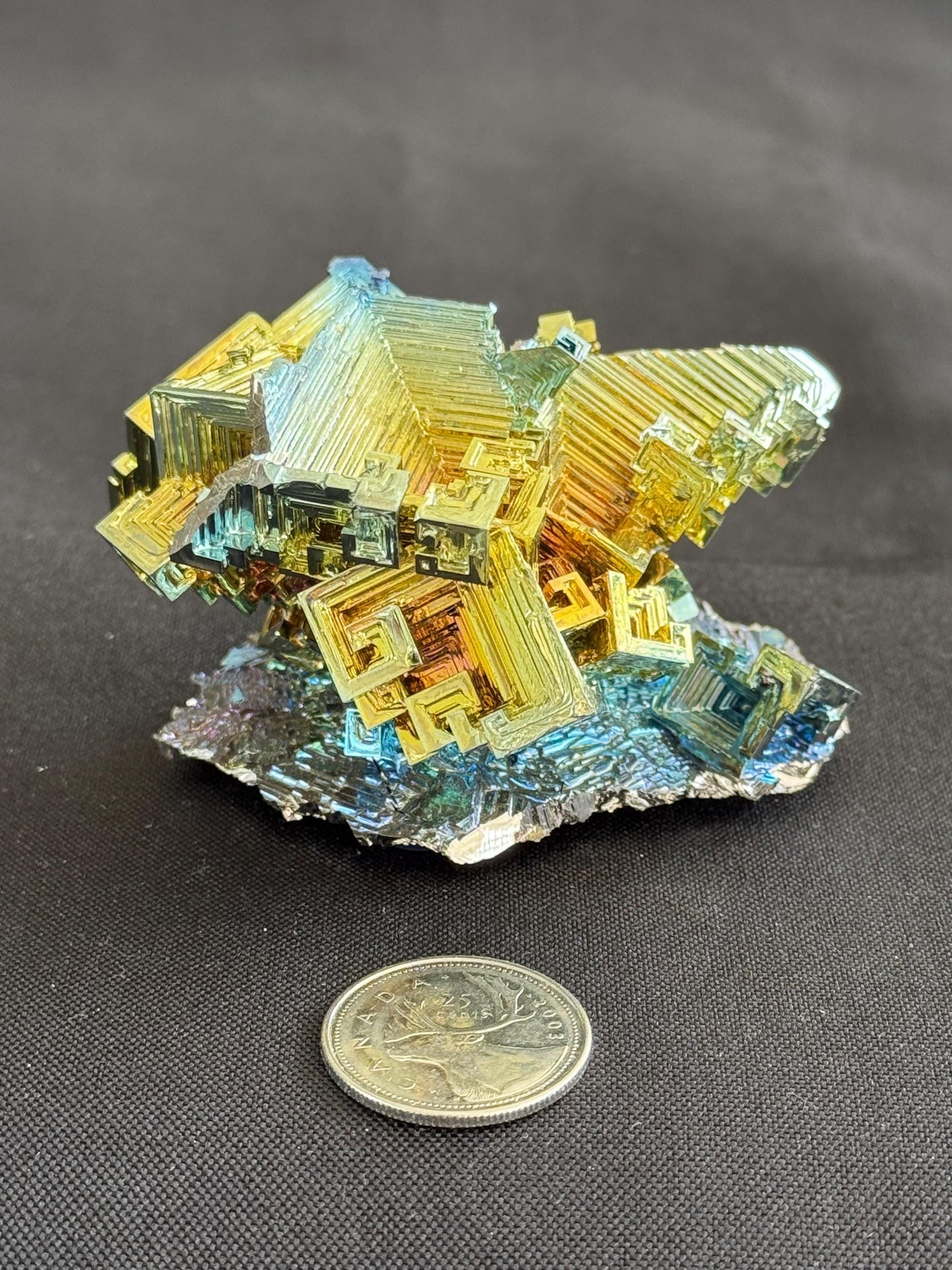 Bismuth Crystal cluster 110