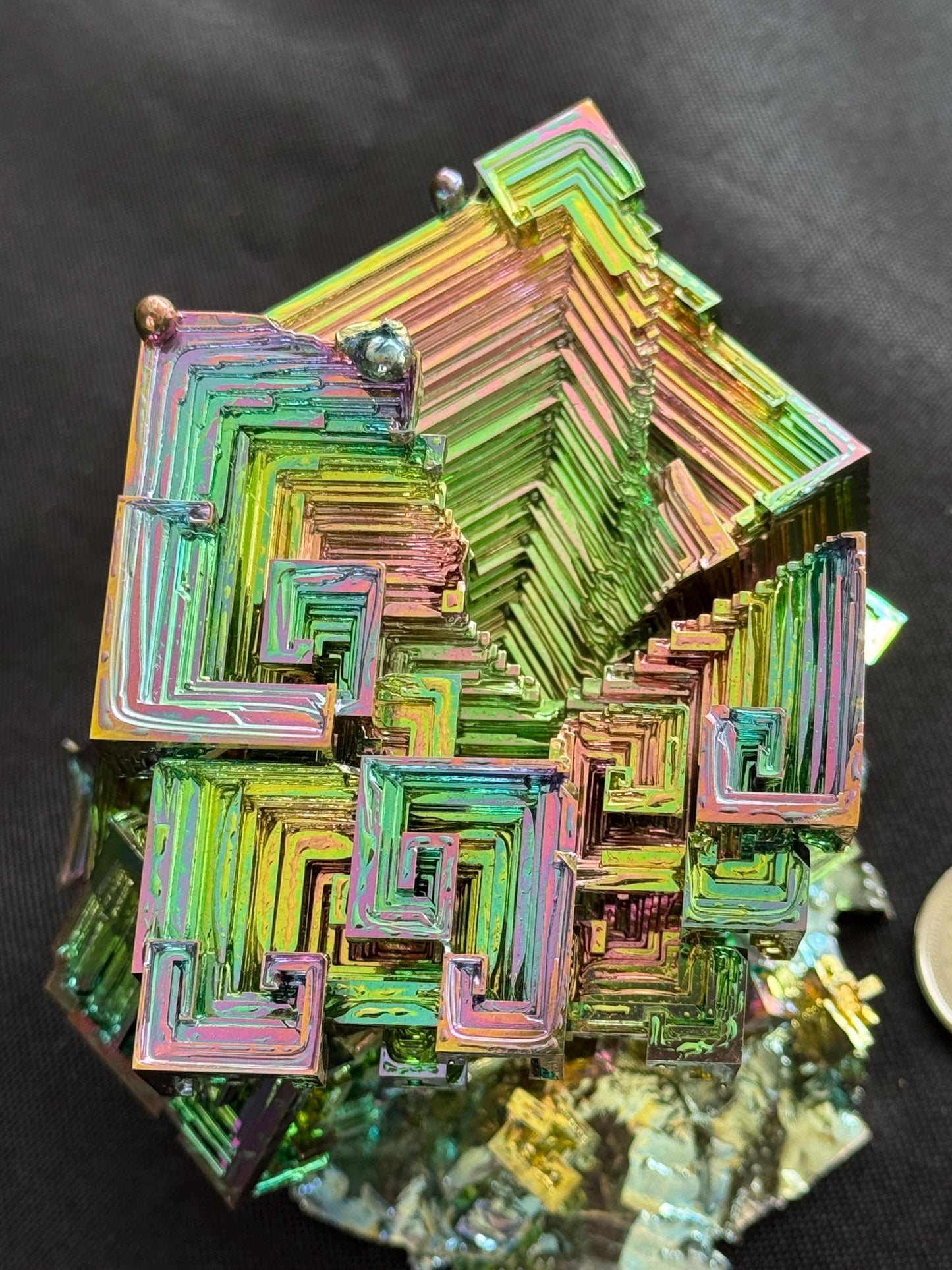 Bismuth Crystal cluster 105