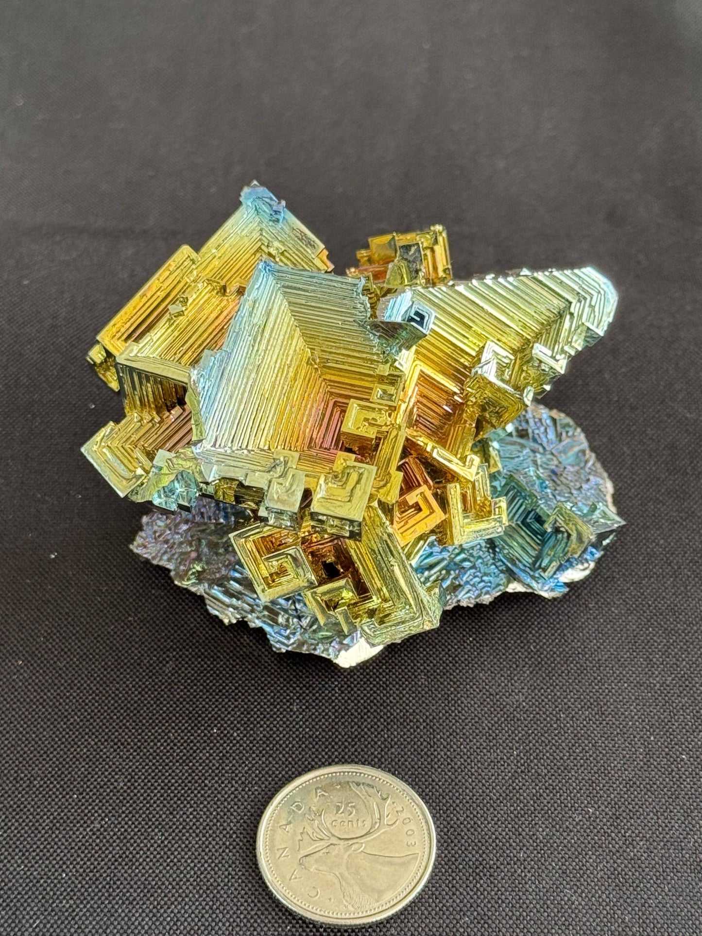 Bismuth Crystal cluster 110