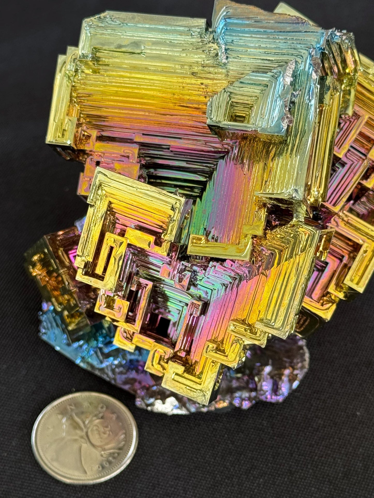 Bismuth Crystal cluster 102